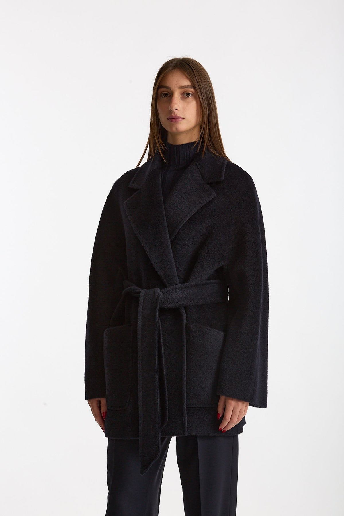 Cappotto over DENISE blu women Tagliatore - 8