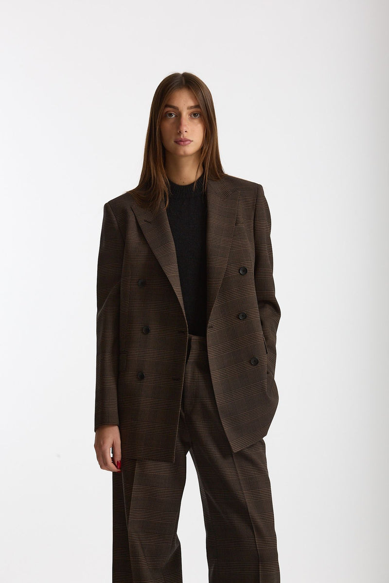 Tailleur doppiopetto T-JASMINE marrone e nero women Tagliatore - 2