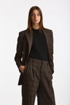 Tailleur doppiopetto T-JASMINE marrone e nero women Tagliatore - 7