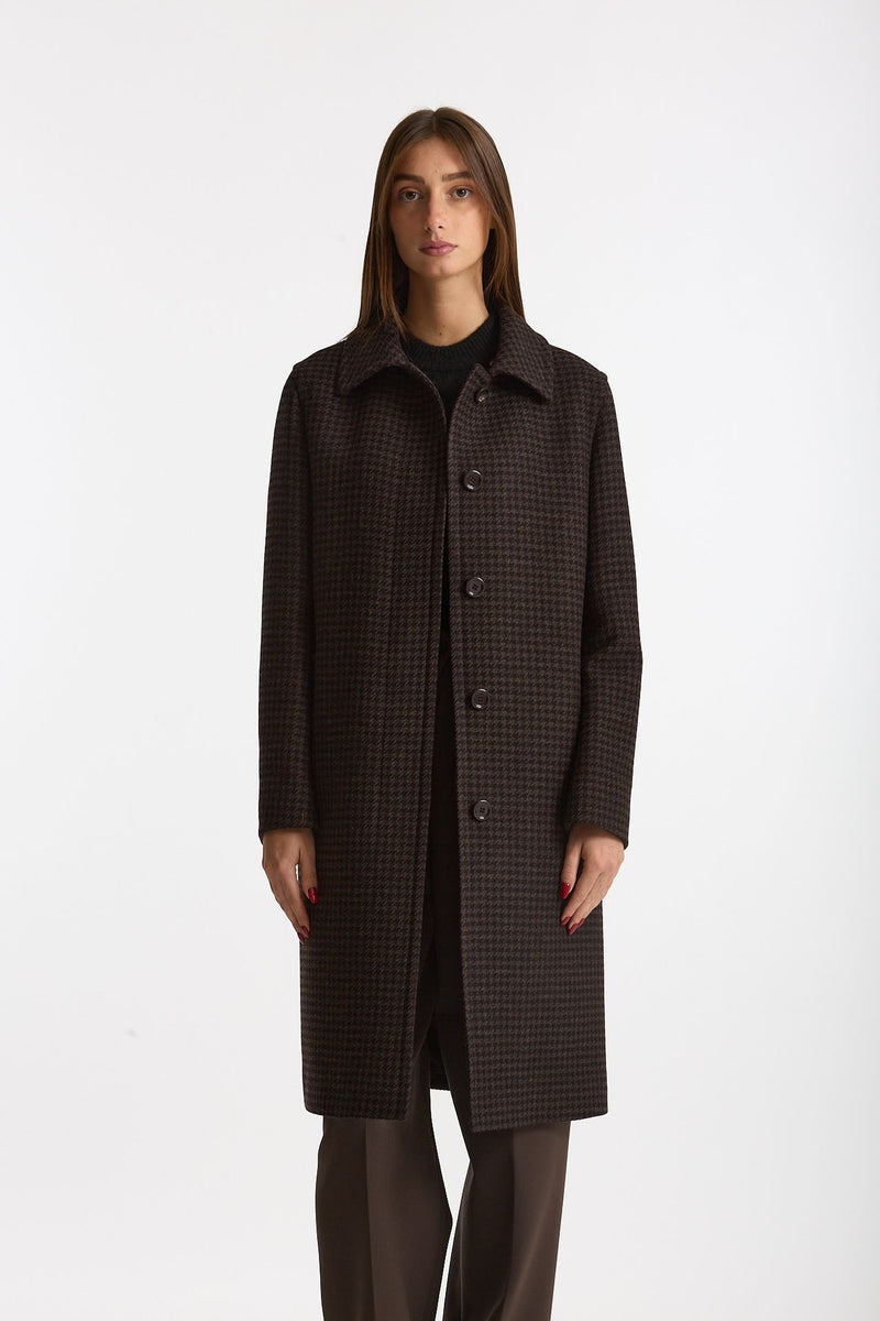 Cappotto dritto JANE Pied de poule women Tagliatore - 1