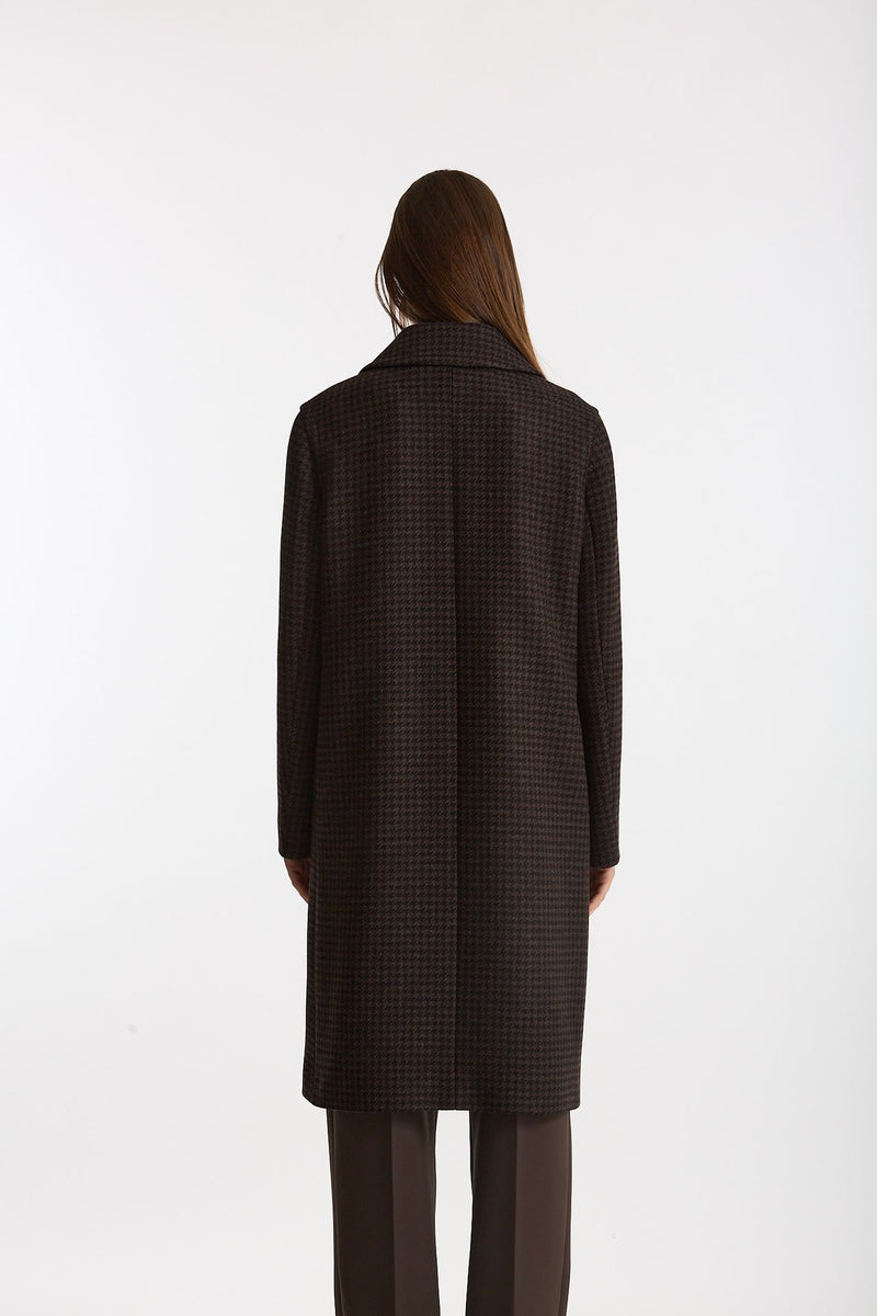 Cappotto dritto JANE Pied de poule women Tagliatore - 3