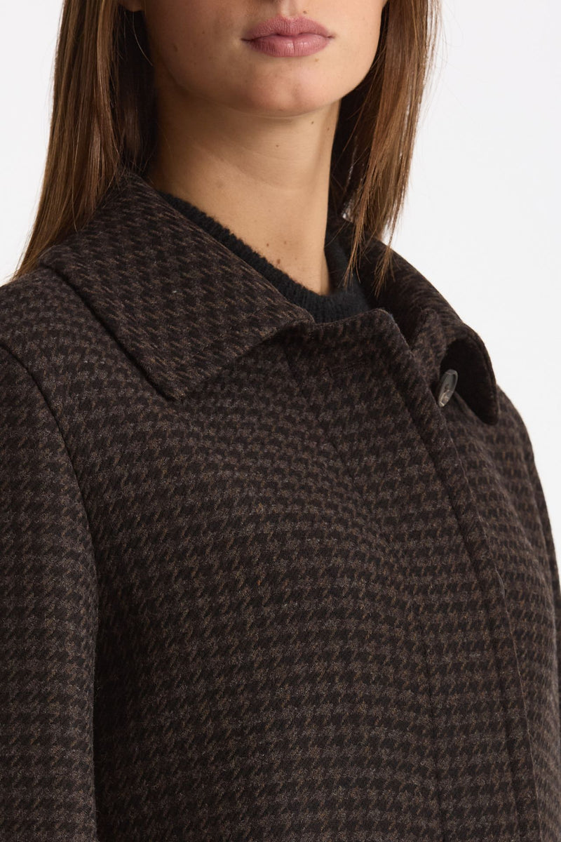 Cappotto dritto JANE Pied de poule women Tagliatore - 4