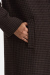 Cappotto dritto JANE Pied de poule women Tagliatore - 5