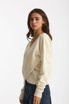 Maglia scollata panna women Federica tosi - 1