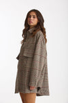 Camicia over in principe di Galles scozzese women Federica tosi - 2