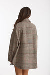 Camicia over in principe di Galles scozzese women Federica tosi - 3