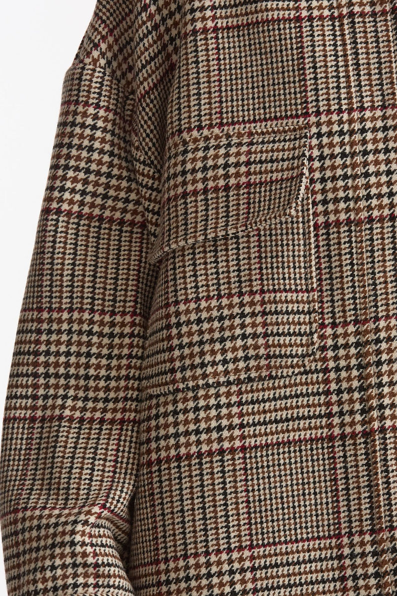 Camicia over in principe di Galles scozzese women Federica tosi - 5