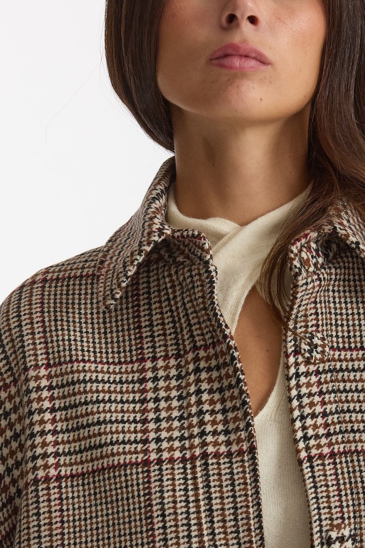 Camicia over in principe di Galles scozzese women Federica tosi - 6