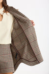Camicia over in principe di Galles scozzese women Federica tosi - 7