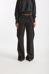 Pantalone con sormonto antracite women Federica tosi - 1