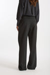 Pantalone con sormonto antracite women Federica tosi - 3