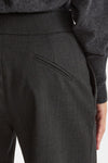 Pantalone con sormonto antracite women Federica tosi - 8