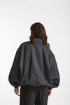 Bomber over grigio antracite women Federica tosi - 5