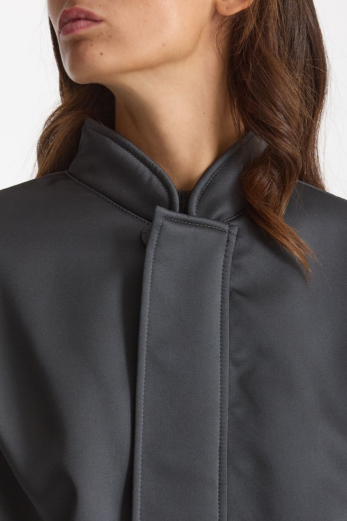 Bomber over grigio antracite women Federica tosi - 7