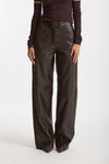 Pantalone stampa cocco marrone testa moro women Federica tosi - 2
