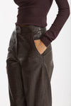 Pantalone stampa cocco marrone testa moro women Federica tosi - 4