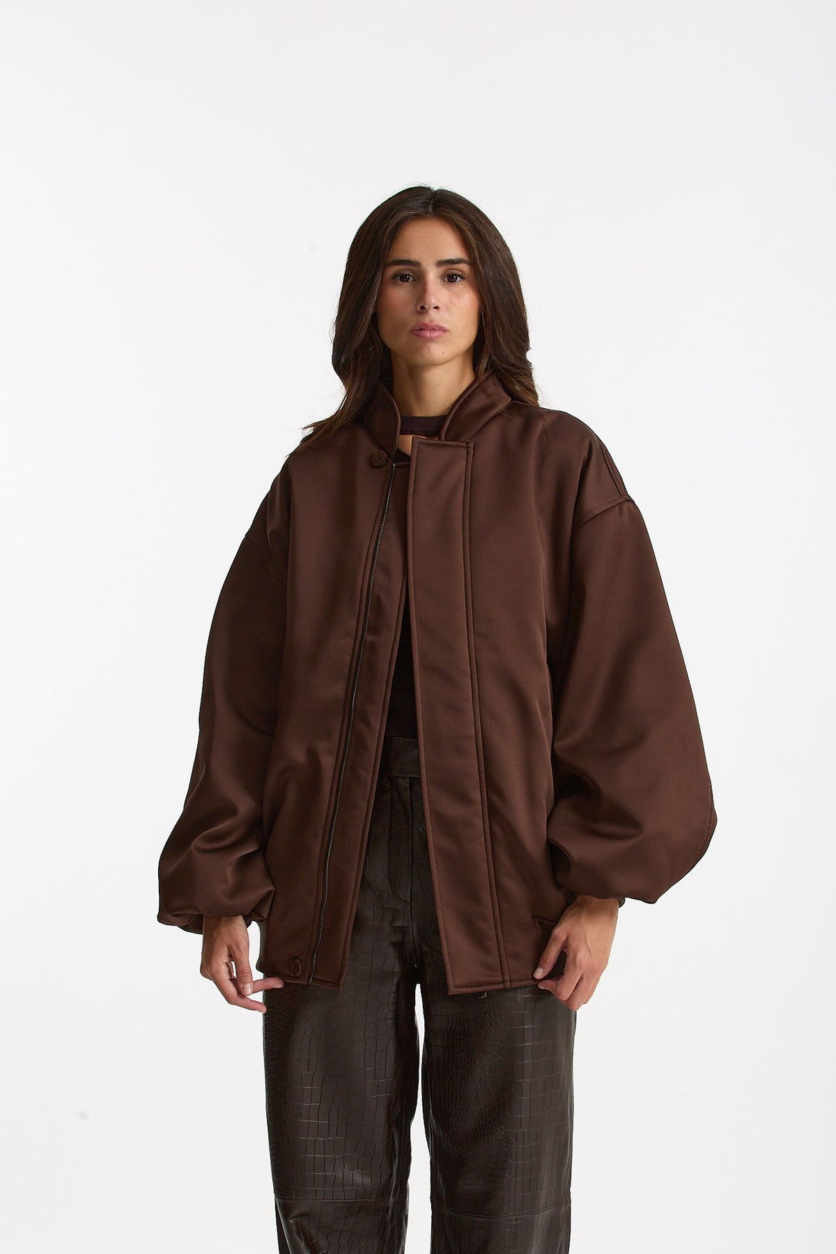 Bomber over marrone women Federica tosi - 1