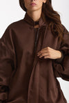 Bomber over marrone women Federica tosi - 2