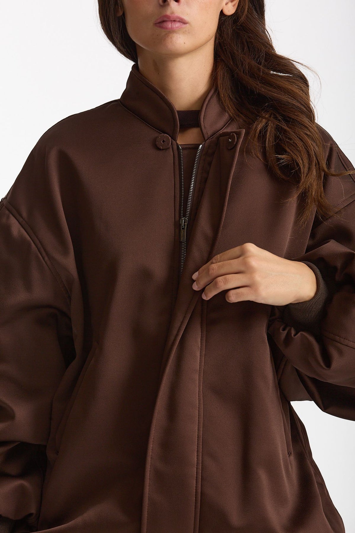 Bomber over marrone women Federica tosi - 2