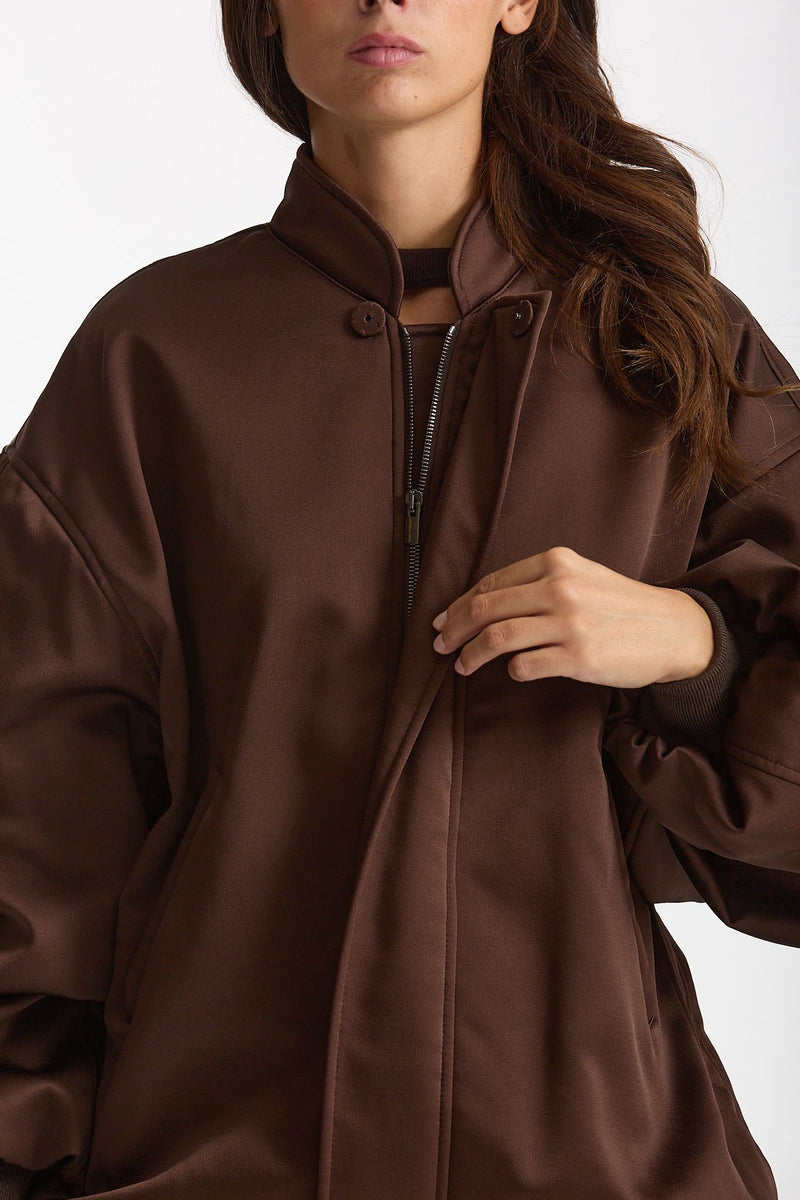 Bomber over marrone women Federica tosi - 2