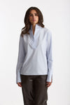 Camicia coreana azzurro women Federica tosi - 1