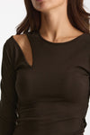 Abito midi in maglia marrone women Federica tosi - 7