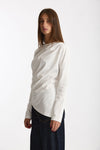 T-shirt asimmetrica bianco women Woc - 2