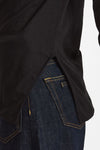 T-shirt asimmetrica nero women Woc - 5
