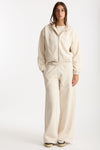 Pantalone in felpa beige women Woc - 2
