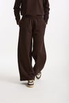 Pantalone in felpa marrone women Woc - 1