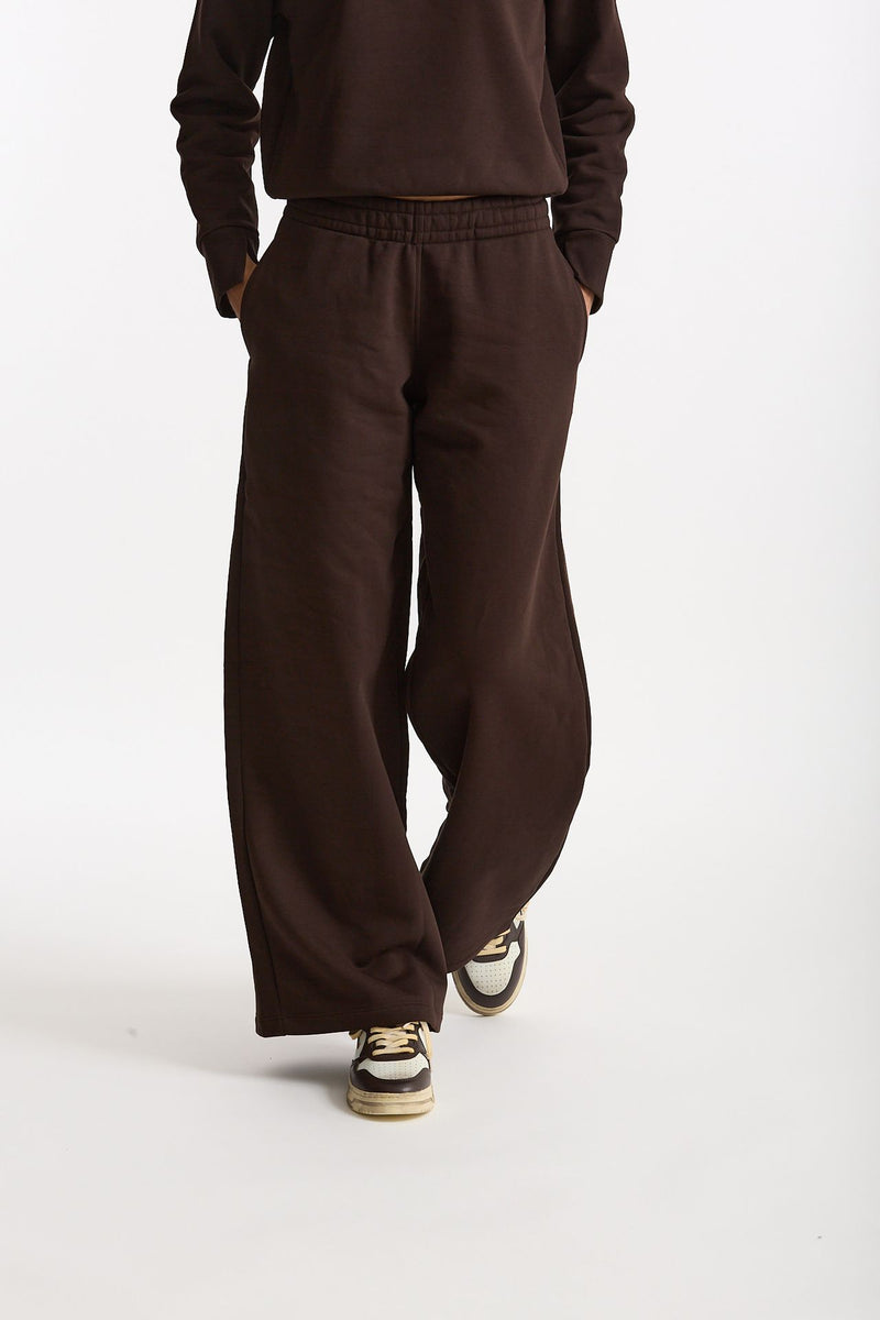 Pantalone in felpa marrone women Woc - 1