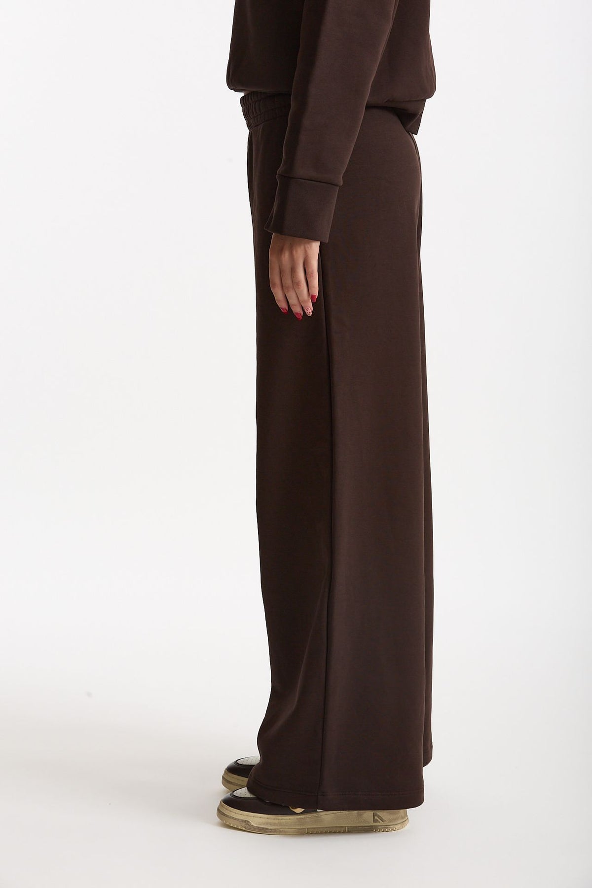 Pantalone in felpa marrone women Woc - 2