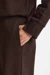 Pantalone in felpa marrone women Woc - 5