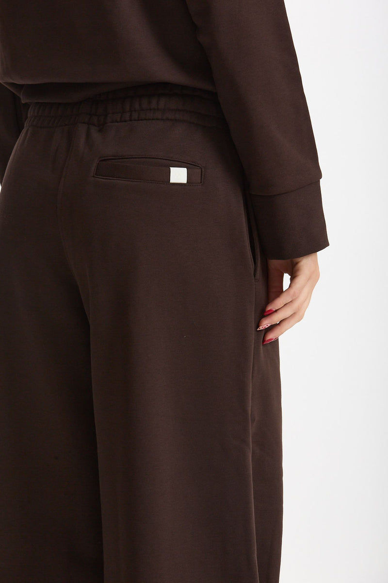 Pantalone in felpa marrone women Woc - 6