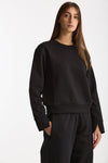 Felpa girocollo nero women Woc - 1