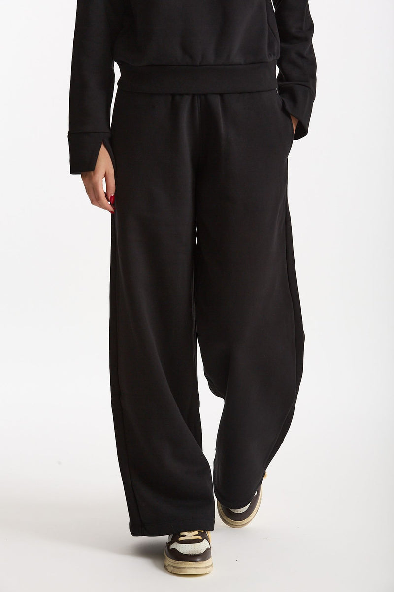 Pantalone in felpa nero women Woc - 1