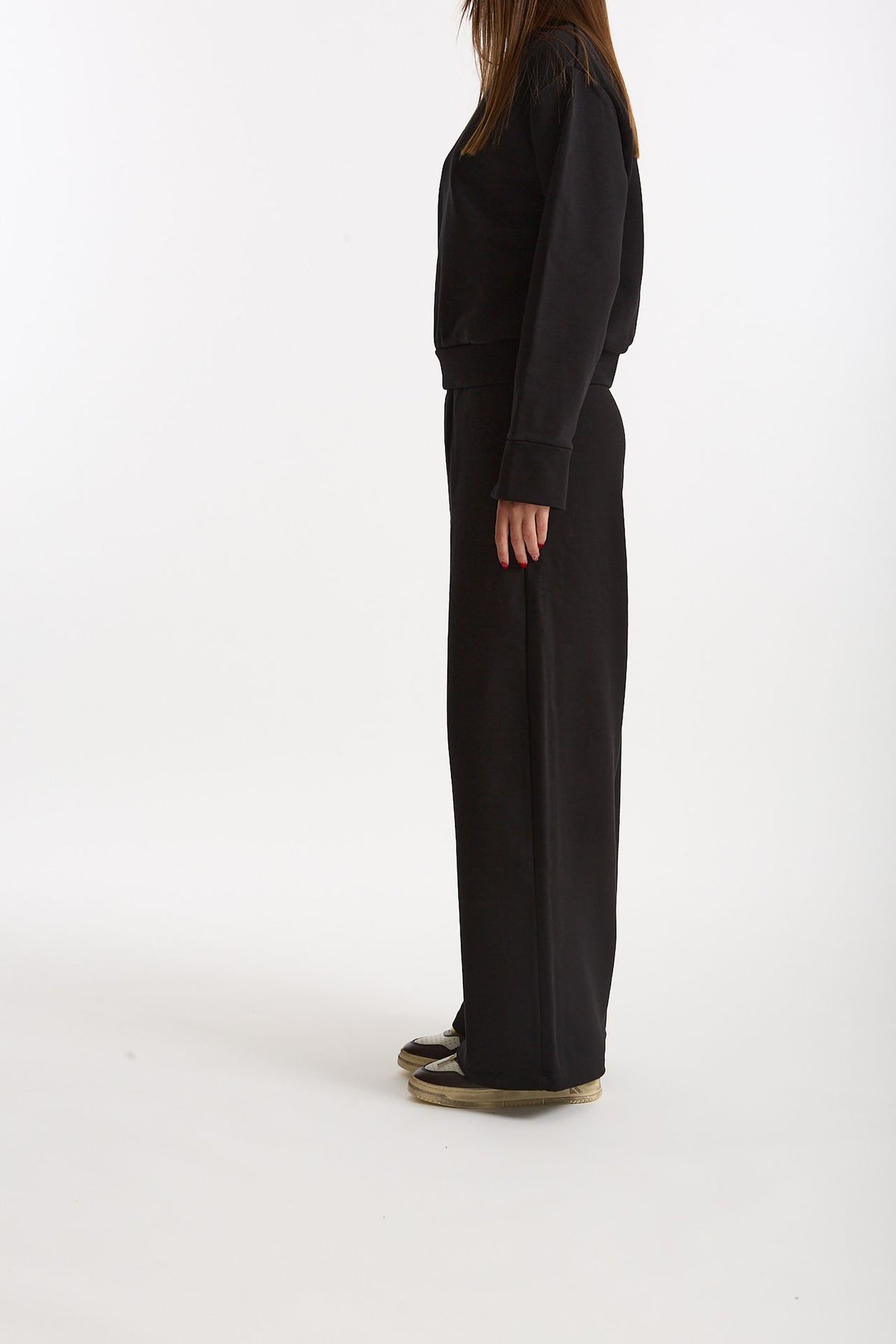 Pantalone in felpa nero women Woc - 2