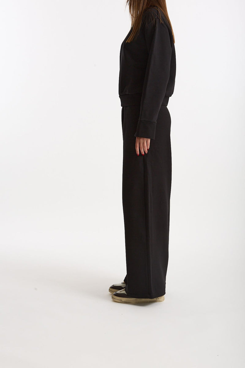 Pantalone in felpa nero women Woc - 2