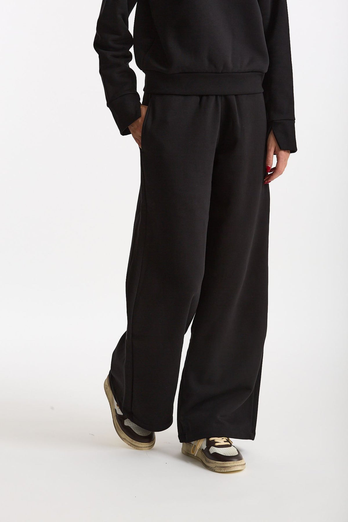 Pantalone in felpa nero women Woc - 4