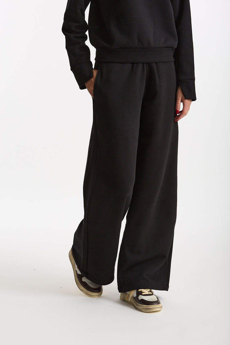 Pantalone in felpa nero women Woc - 4