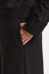 Pantalone in felpa nero women Woc - 5