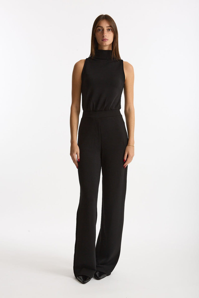 Jumpsuit smanicata nero women Woc - 1