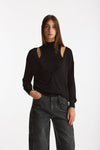 Maglia doppia nero women Woc - 1