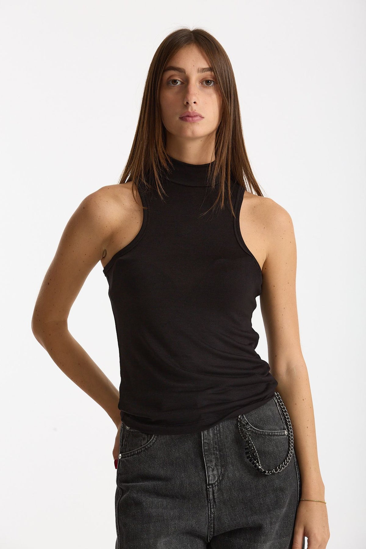 Maglia doppia nero women Woc - 4