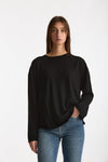 Maglia girocollo in flexwool nero women Zanone - 1
