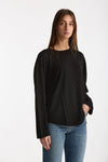 Maglia girocollo in flexwool nero women Zanone - 4