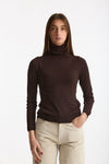 Dolcevita slim in flexwool marrone women Zanone - 1