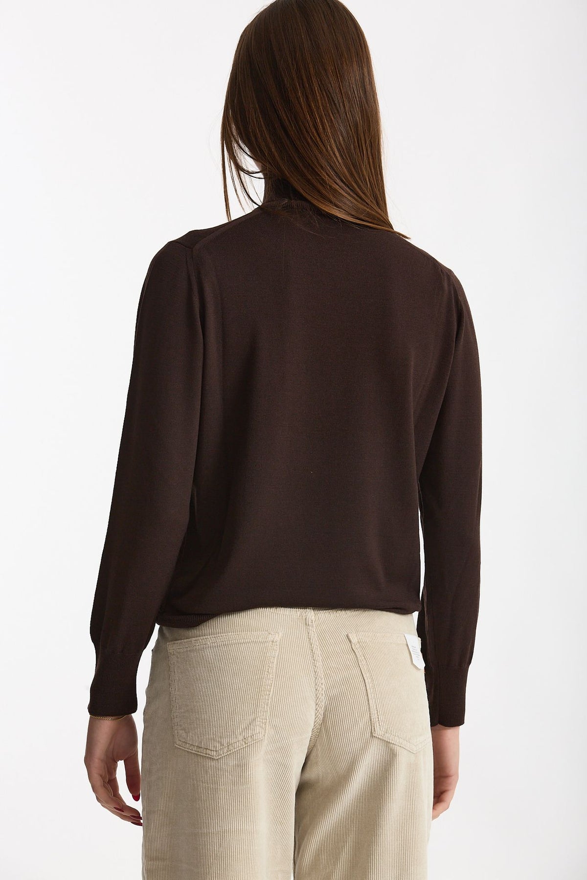 Dolcevita morbida in flexwool marrone women Zanone - 3