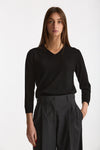 Maglia slim in lana nero women Zanone - 2