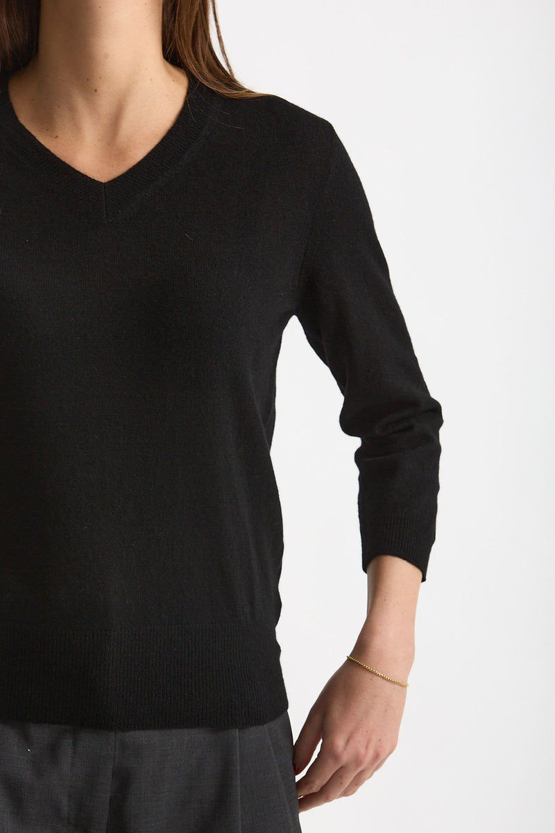 Maglia slim in lana nero women Zanone - 5